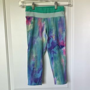 Girl’s Champion Green 3/4 Leggings